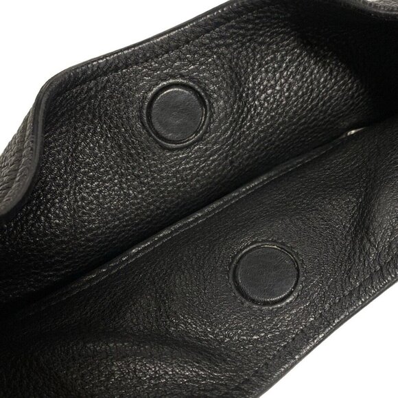 Auth PRADA Logo 1BC013 Black Leather - Shoulder Bag - Picture 12 of 16